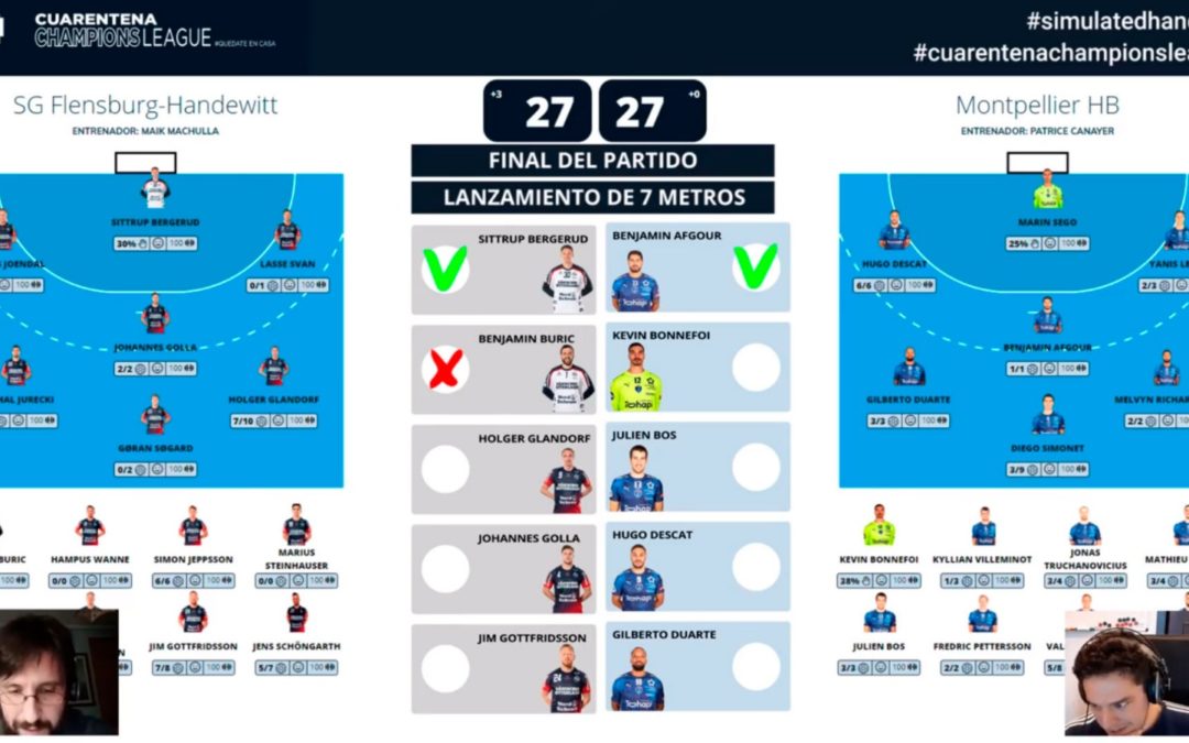 Es la hora del balonmano simulado